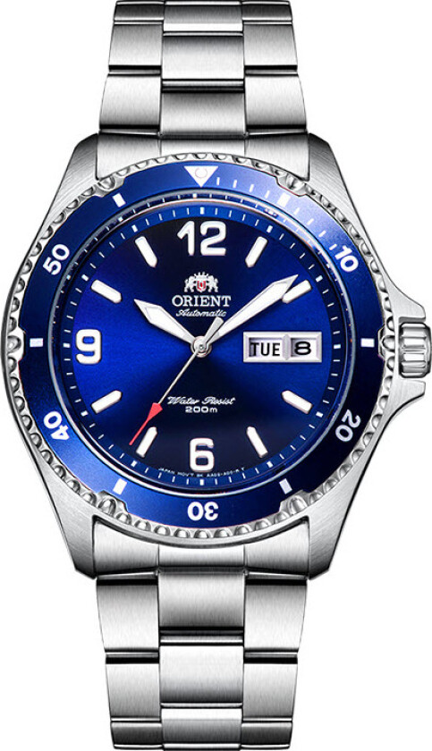 Mako II 200m Automatic Diver AA02002D - Automatisk - Sølv - Herreklokker - Rustfritt stål - ledd m/pin - Mineral