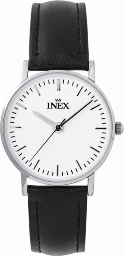 Inex Ladies SIlver White A56534S0I - Kvarts - Sølv - Dameklokker - Skinn - Mineral