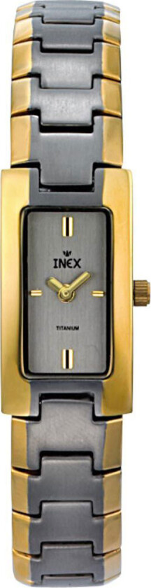 Inex Ladies Gold Grey A58635B3I - Kvarts - Gull - Dameklokker - Rustfritt stål - ledd m/pin - Mineral