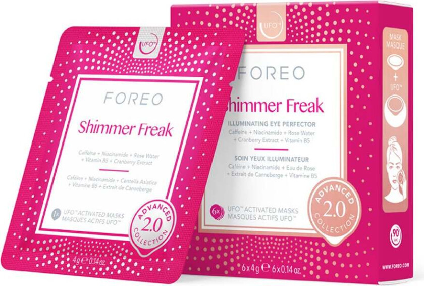 Foreo UFO™-Mask Shimmer Freak 2.0, 6 pcs Foreo Ansiktsmaske