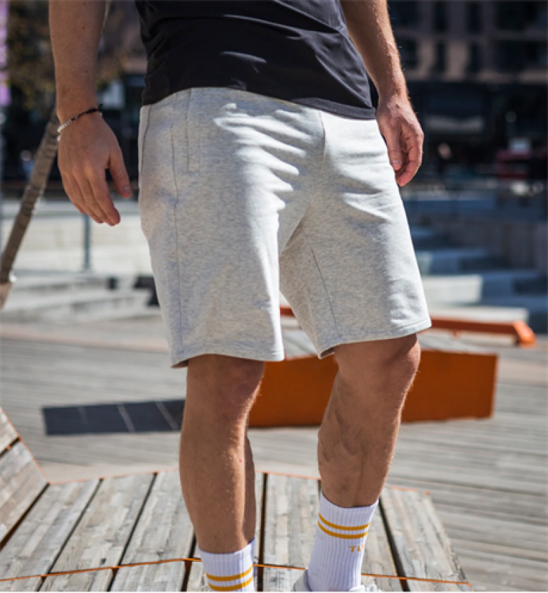 Puffin Shorts Mann Light Grey XL