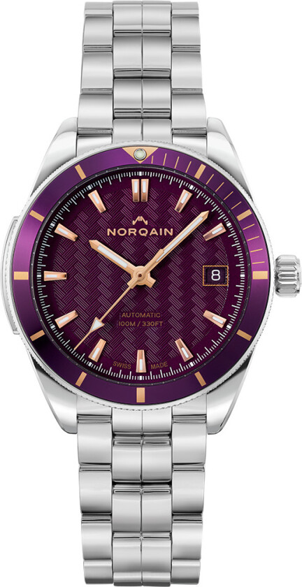 Adventure Sport 37mm N1800A86GA/P183/182S - Automatisk - Sølv - Dameklokker - Rustfritt stål - ledd m/pin - Safir
