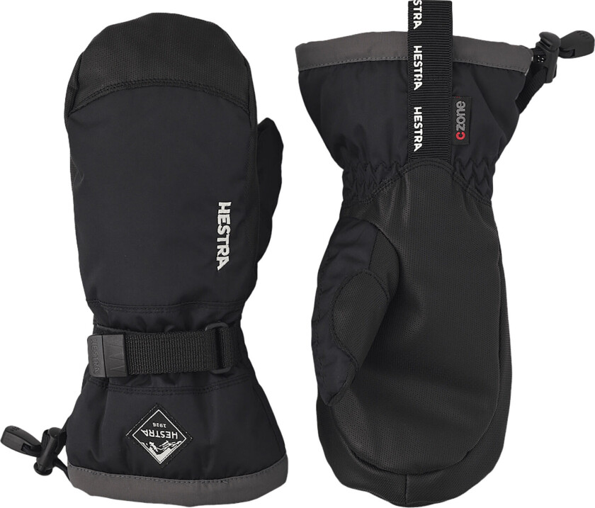 Gauntlet Czone Mitten Junior Black/Graphite 7 (12-13 år)