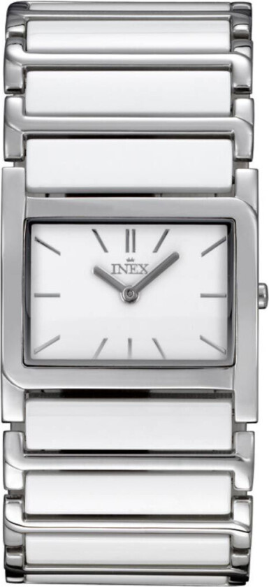 Inex Ladies Silver White A64148S0I - Kvarts - Sølv - Dameklokker - Rustfritt stål - ledd m/skrue - Mineral