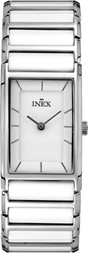 Inex Ladies Silver White A64153S0I - Kvarts - Sølv - Dameklokker - Rustfritt stål - ledd m/pin - Mineral