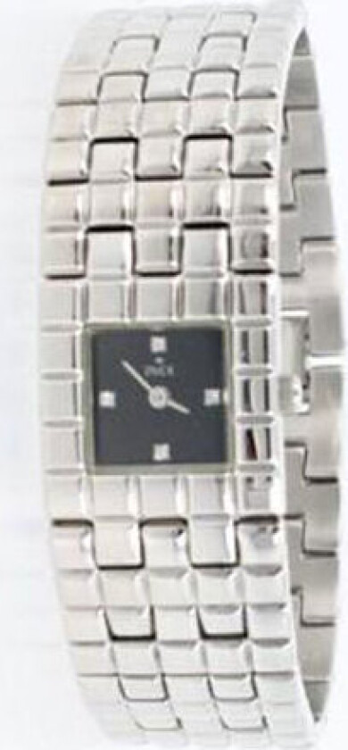 Inex Ladies Silver Black A69208S5KV - Kvarts - Sølv - Dameklokker - Rustfritt stål - ledd m/pin - Mineral