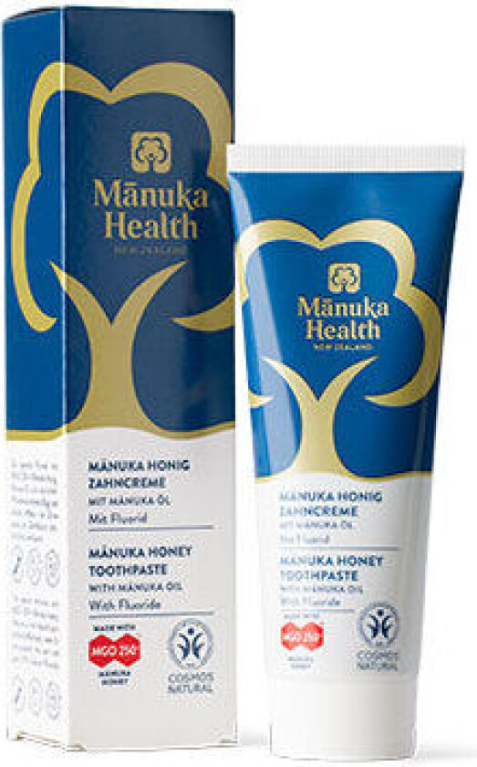 Manuka Honning Tannkrem Med Manuka Olje Og Fluor - 75 ml