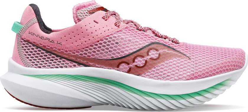 Kinvara 14 Dame Pink/White 37
