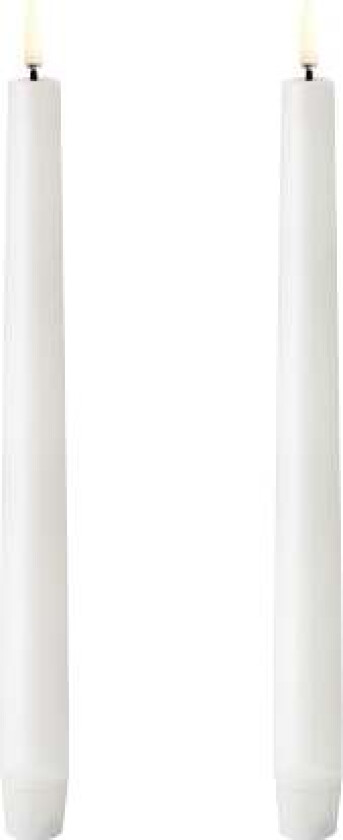 Uyuni LED Kronelys hvit 2-pakning 25,2 cm