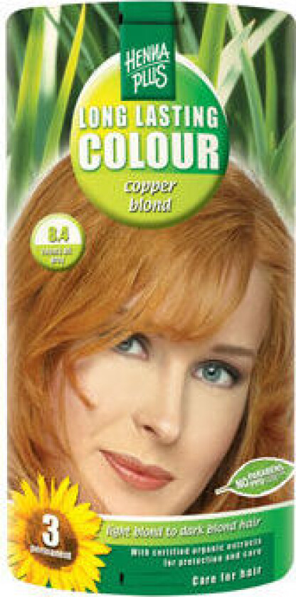 Henna Hårfarge Plus 8.4 Copper Blond Long Lasting Colour - 40 ml