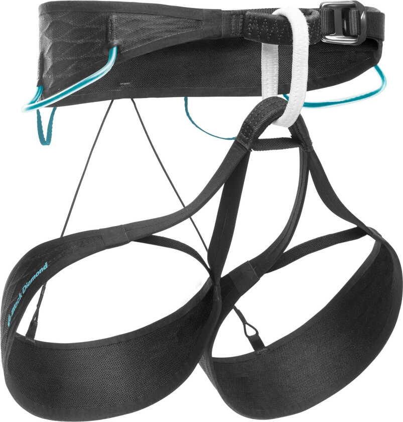 Women's AirNET Harness XS, Black/Aqua Verde