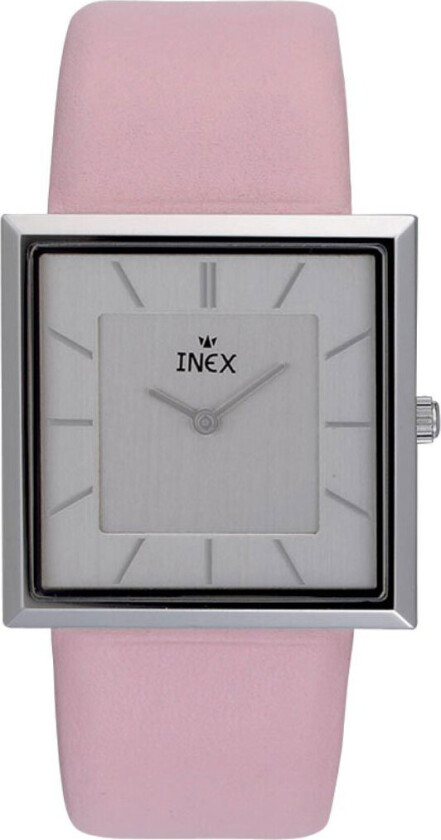 Inex Ladies Silver A69244-2S4I - Kvarts - Sølv - Dameklokker - Skinn - Mineral