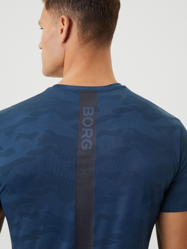 Borg Performance T-Shirt Herre Bl/Sargasso Sea M