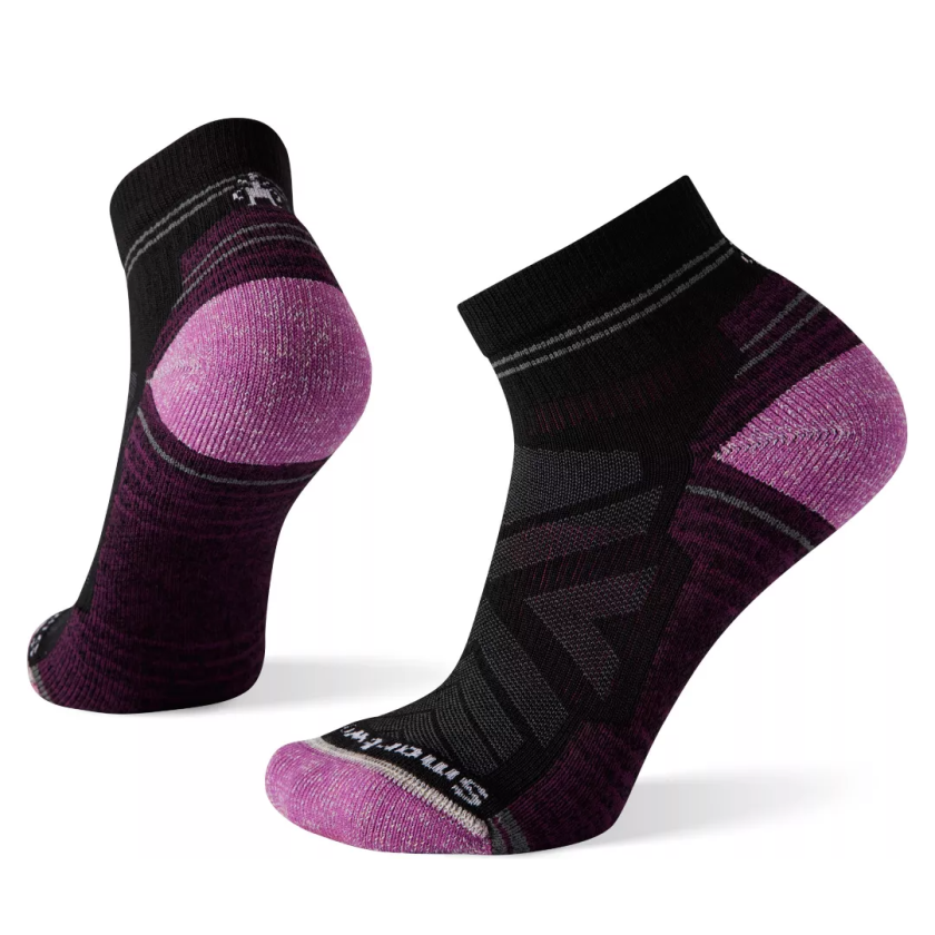 Women's Hike Light Cushion Ankle Socks 42-45, Black