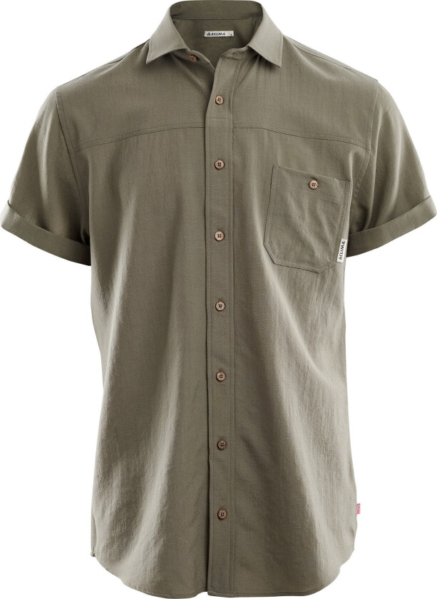 LeisureWool Short Sleeve Shirt Man Ranger Green M, Ranger Green