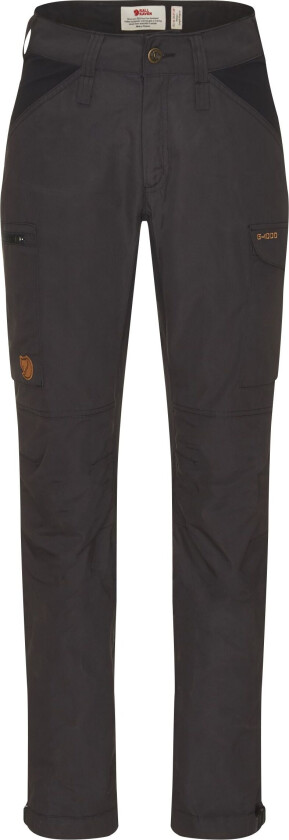 KAIPAK TROUSERS CURVED W BLACK
