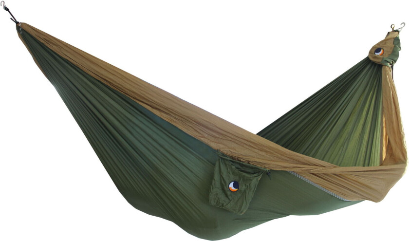 King Size Hammock OneSize, Army Green/Brown