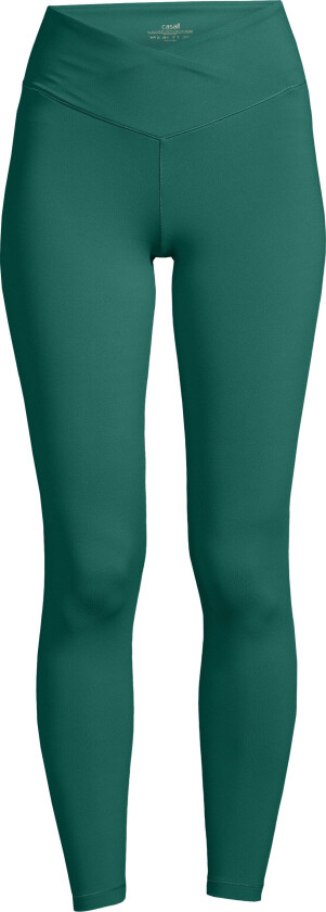 Overlap High Waist Tights Dame Garden Green 36