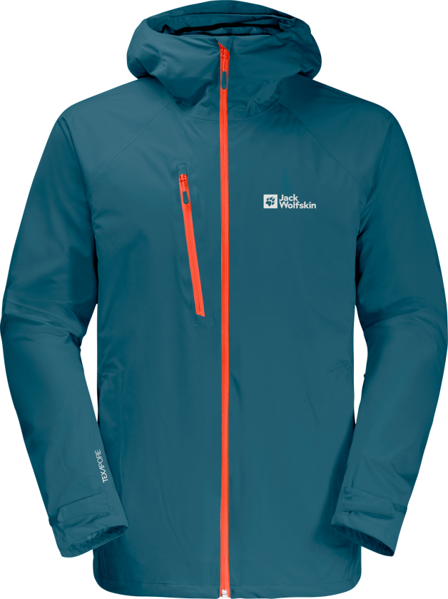 Men's Koblat 3-Layer Jacket S, Blue Coral