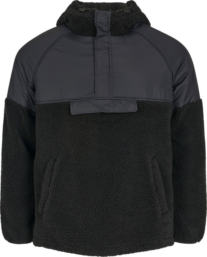 Men's Teddy Oversized Anorak S, Black Jet