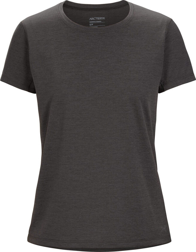 Women's Taema Crew SS XL, Black Heather