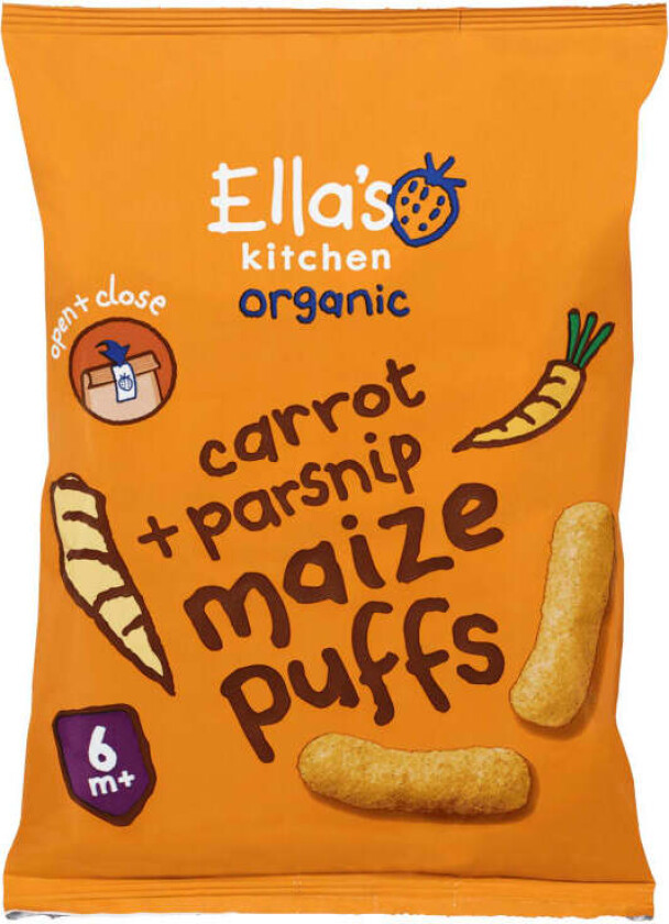 Maispuffer Gulrot&Pastinakk Økol 20g