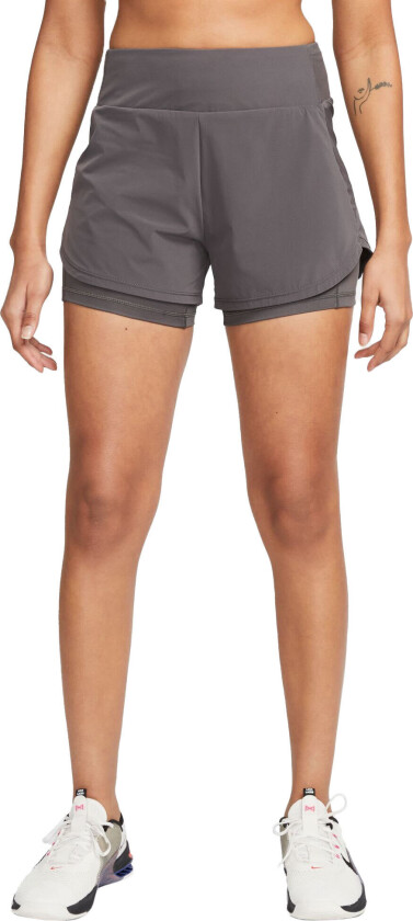 Dri-Fit Bliss 3" 2-In-1 Shorts Dame Medium Ash XS