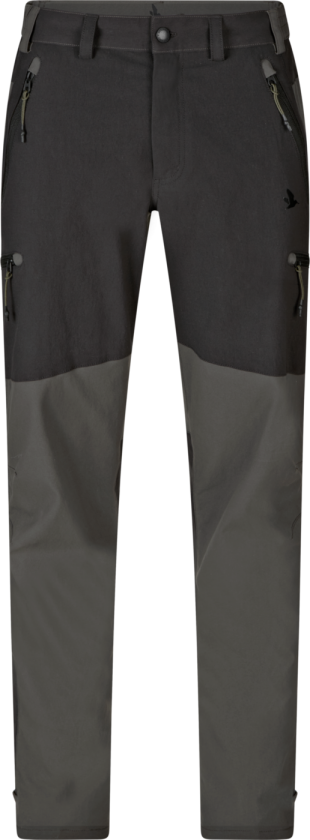 Men's Outdoor Stretch Trousers 50, Black/Grey