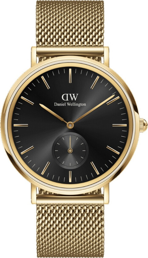 Classic Multi-eye Evergold Onyx DW00100713 - Kvarts - Gull - Herreklokker - Meshlenke - Mineral