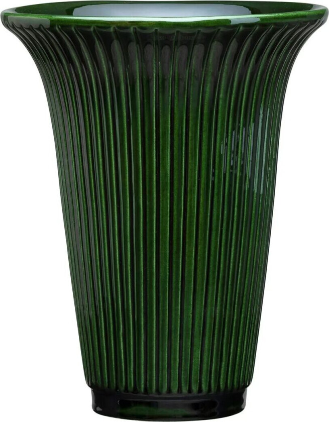 Daisy vase glassert Ø20 cm Grønn