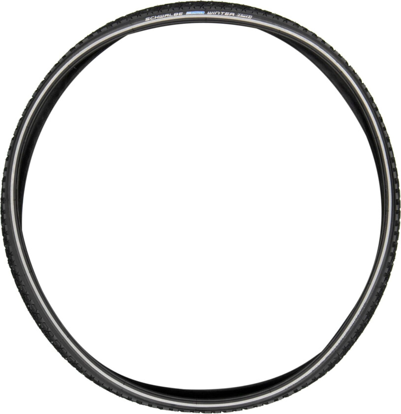 Winter K-guard 30-622 28" 120, piggdekk BLACK