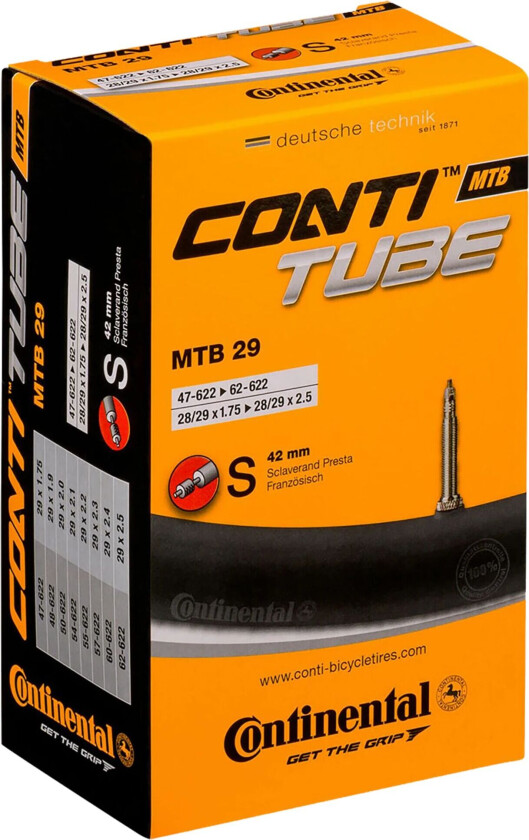 MTB Conti 28 FV 47/62 Lightweight innertube (29er) STD