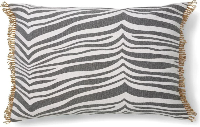 Zebra pute 40x60 cm Titanium (grå)