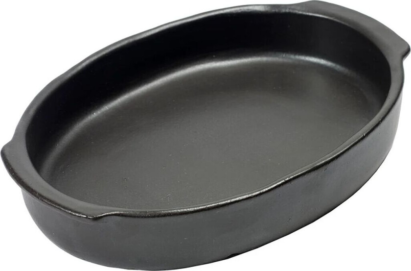 Bilde av Pure oval ildfast form M Black