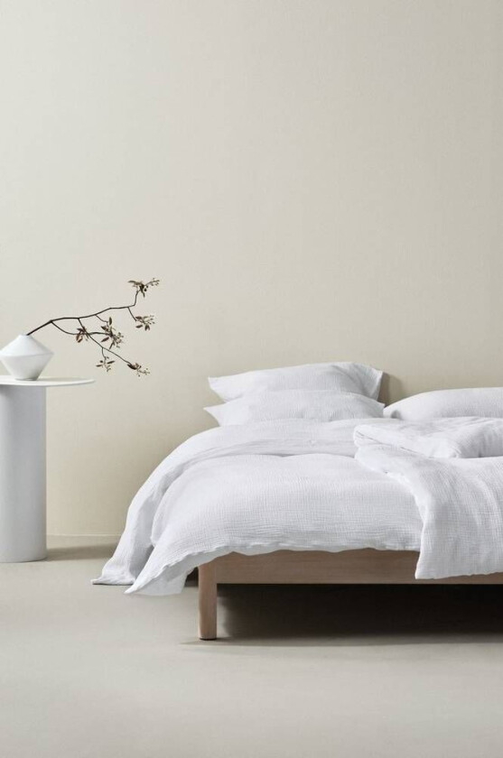 TOM sengesett enkeltseng - økologisk Hvit