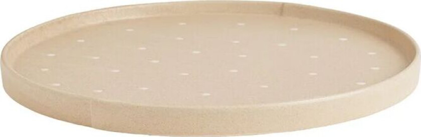 Aki brikke Ø36,5 cm Beige