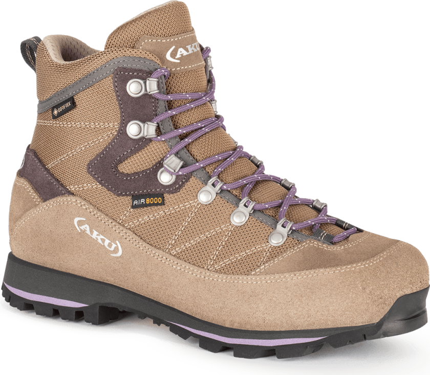 Aku Women's Trekker Lite III Wide Gore-Tex 39, Beige/Deep Violet