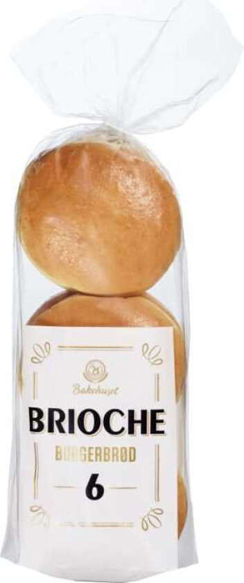Burgerbrød Brioche 6stk 450g
