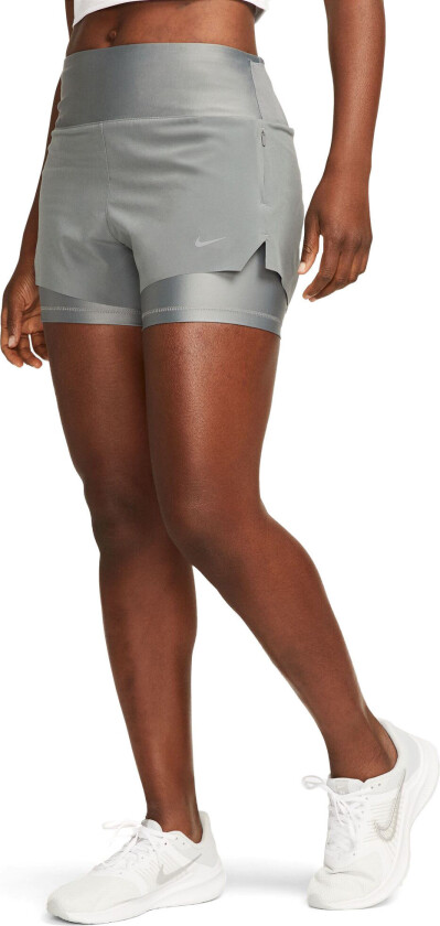Dri-Fit Swift 3" 2-In-1 Running Shorts Dame Smoke Grey XS