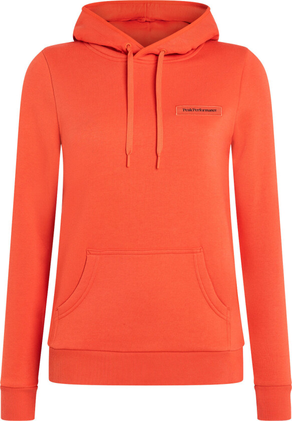 Logo Hood Sweatshirt Dame Paprika S