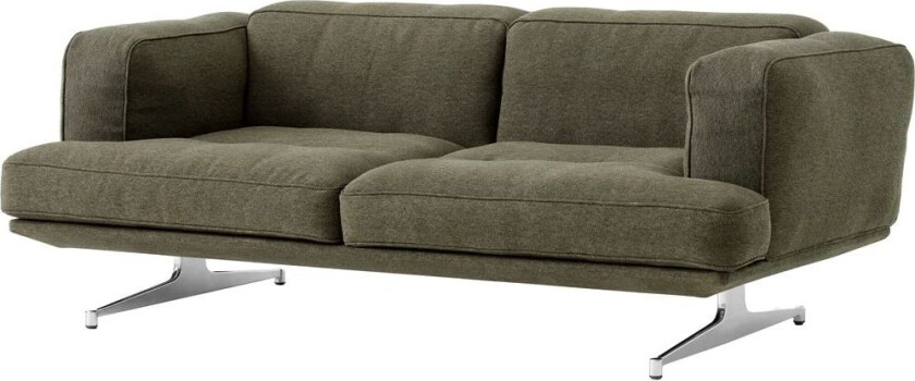 &Tradition Inland AV22 sofa 2-seters Clay 0014-polished aluminium