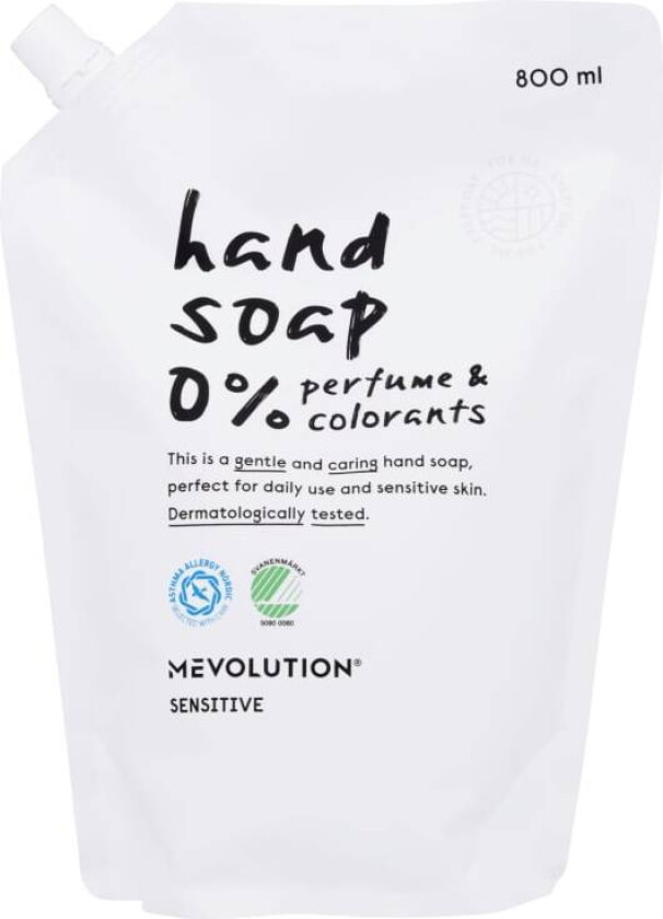 Håndsåpe Sensitive Refill 800ml Mevolution