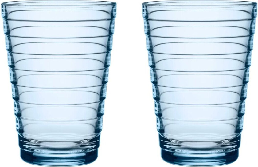 Bilde av iittala Aino Aalto vannglass 2-pack 33 cl Aqua