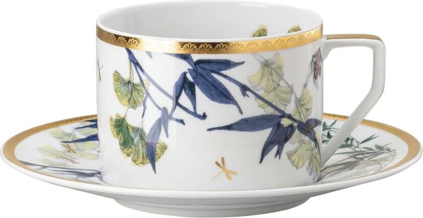 Heritage Turandot tekopp med fat Hvit