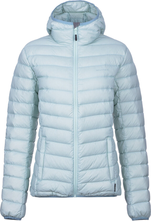 Blåhø Dunjakke Dame Bleached Aqua S