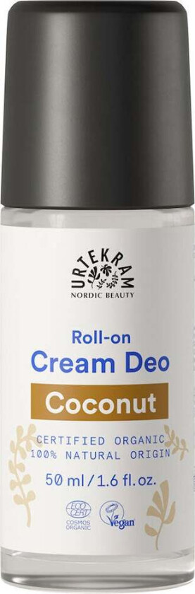Coconut Cream Deo Roll-On - Øko & Vegan - 50 ml