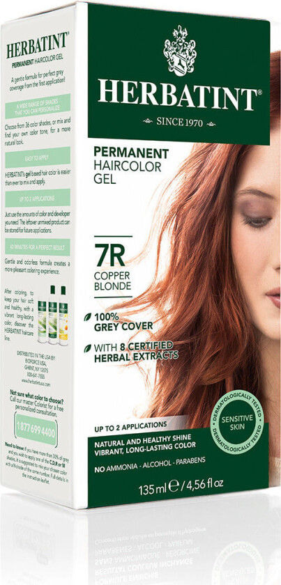 7r Hårfarge Kobberblond - 150 ml