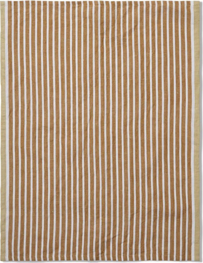 Hale kjøkkenhåndkle 50x70 cm Golden brown-silver fern