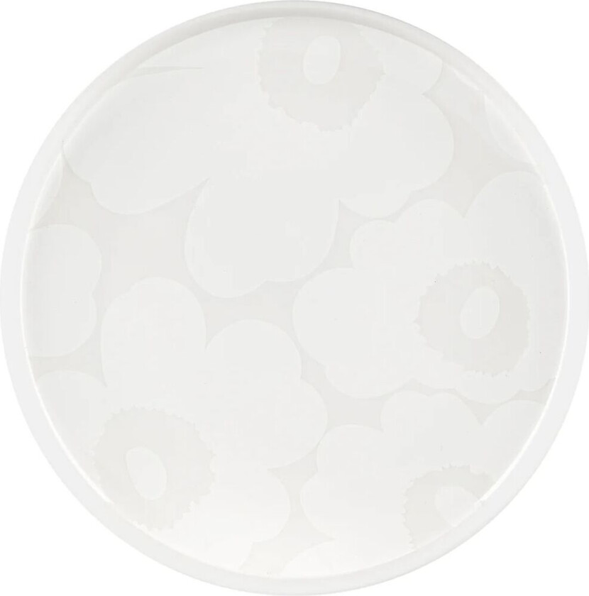 Unikko tallerken Ø 20 cm White-off white