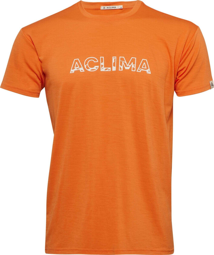 Men's LightWool Classic Tee Logo XL, Orange Tiger